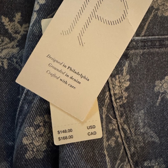 🔥SOLD OUT🔥 NWT The Leon Double Hem High-Rise Wide-Leg Jeans by Pilcro Size 28 - Picture 5 of 5